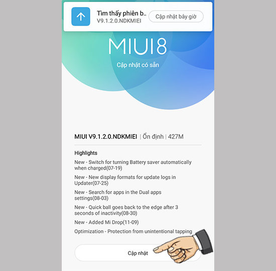 Tải về nâng cấp